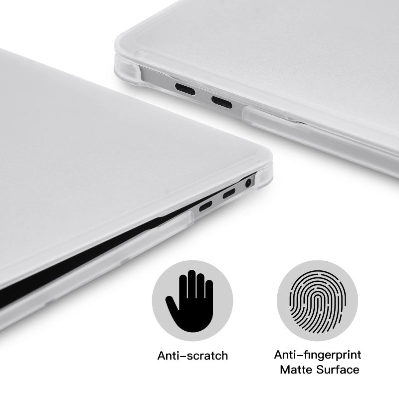 BlueSwan Compatible with MacBook Pro 13 inch Case 2022-2017 A2338 M2/M1 A2289 A2251 A2159 A1989 A1706 A1708  Anti-Cracking and Anti-Fingerprint Hard Shell Case  Soft TPU Bumper + PC - Image 3
